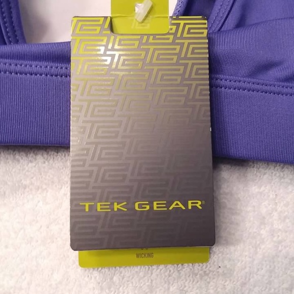 Ladies Tek Gear Purple And Pink Sports Bra Small - Picture 6 of 8